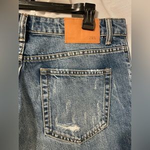 Zara High Rise Wide Leg Jeans